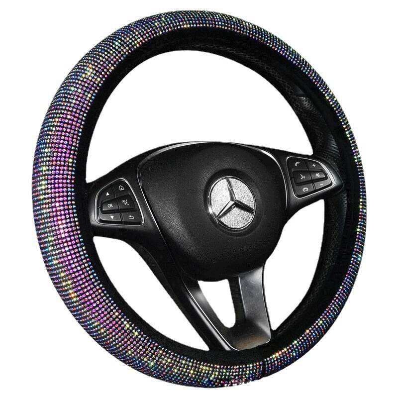 Universal Shining Diamond Steering Wheel Cover for Mercedes Benz Sprinter Van 2018-2022 | Automotive